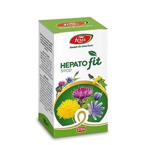 Sirop natural pentru sănătatea ficatului, cu plante medicinale.