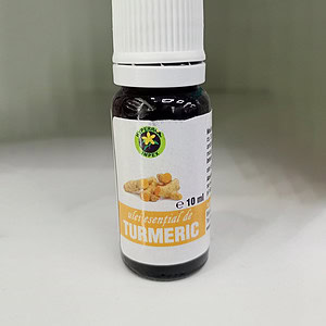 Ulei esențial de turmeric. Ulei esențial natural de turmeric, beneficii antiinflamatoare și antioxidante pentru sănătate.