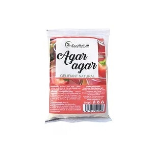 Agar agar natural, gelifiant vegetal pentru deserturi și preparate culinare.