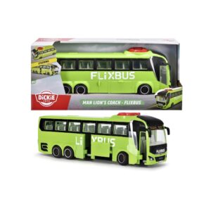 Autobuz MAN Lion's Coach, Flixbus, 26.5 cm, Verde, Dickie Toys