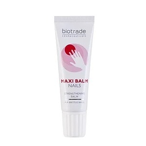 Balsam pentru unghii Maxi Balm, 15ml, Biotrade - întărește și hidratează unghiile fragile.