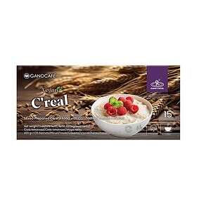 Cereal vegan cu fructe, 15 plicuri, Gano Excel, ideal pentru un mic dejun sănătos și energizant.