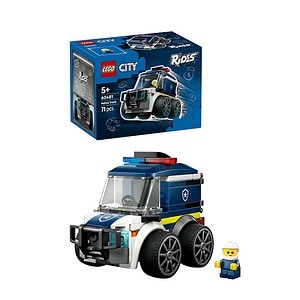 Lego City camionetă de pompieri, 67 piese, jucărie pentru copii peste 5 ani.