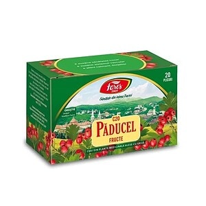 Ceai Paducel din plante medicinale, 20 plicuri, pentru sustinerea sănătății inimii și relaxare.