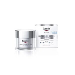Crema de Noapte Hyaluron-Filler Hidratează și netezește pielea cu crema Eucerin Hyaluron-Filler.