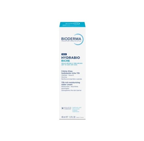 Crema Intens Hidratanta pe Baza de Apa Hydrabio Riche, 40 ml, Bioderma