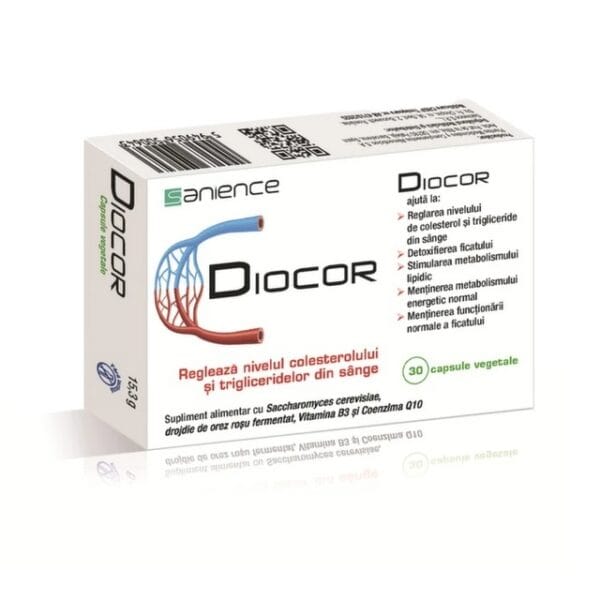 Spray Diacor pentru reglarea colesterolului și trigliceridelor, 50 ml, supliment natural pentru sănă.