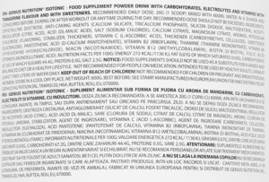 Supliment alimentar cu carbohidrați și electroliți pentru hidratare optimă.