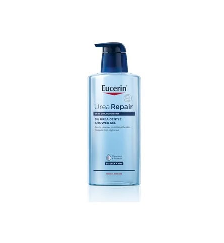 Ulei de dus AtopiControl Eucerin pentru piele sensibilă și uscată.