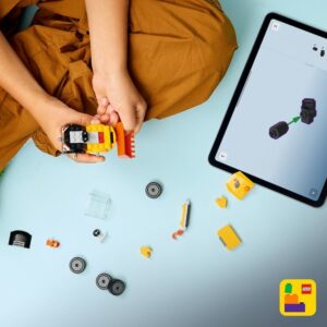 Încărcător Lego City, set de construcție cu 61 piese, perfect pentru joc și dezvoltare creativă.