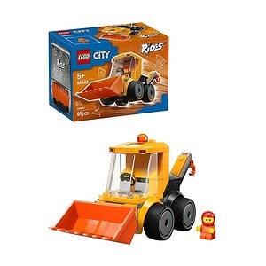 Mașină de construcții Lego City cu 61 piese, ideală pentru jocuri creative și dezvoltarea abilitățil.
