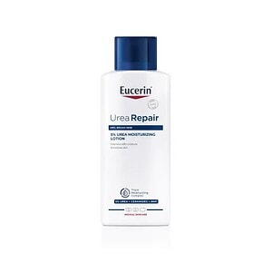 Lotiune hidratanta Urea Repair Plus 5% de la Eucerin, pentru piele uscata si aspra.