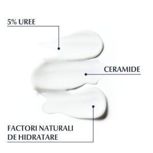 Lotiune intens hidratanta cu 5% Uree si ceramide pentru piele uscata si sensibila.