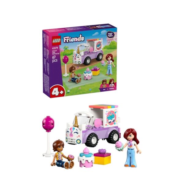 Masina-Unicorn pentru Livrare de Torturi, 67 Piese, Lego Friends