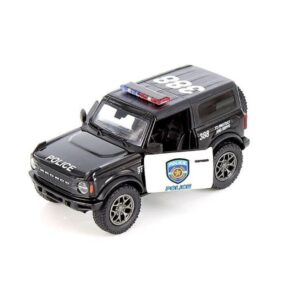 Masinuta Metalica Ford Bronco Politie/Pompieri, Scara 1:36, 3 ani+, Kinsmart