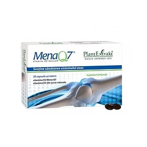 Supliment natural cu MenaQ7 și extract de mesteacan pentru sănătatea oaselor.