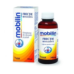 Mobilin Frecție Revulsivă pentru dureri musculare și răceală.