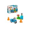 Motocicleta Albastra de Politie, 11 Piese, Lego Duplo
