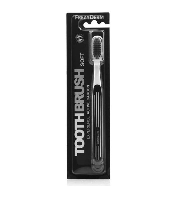 Periuță de dinți Soft cu carbon activ, Frezyderm Periuță de dinți Soft cu carbon activ pentru o igienă orală eficientă și delicată, ideală pentru o c.