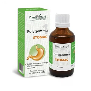 Polygemma 1 Stomac, extract natural pentru sănătatea stomacului, 50 ml.