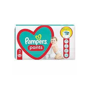 Pampers Chilotel de Noapte Stop&Protect, Nr.4 Scutece Pampers pentru noapte, Nr.4, 9-15 kg, 25 bucăți, protecție și confort.