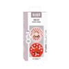 Set 2 Suzete cu Tetina Rotunda Studio Colour Latex, +6 Luni, Polka Dot Blossom/Candy Apple, BIBS