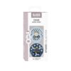Set 2 Suzete cu Tetina Rotunda Studio Colour Latex, +6 Luni, Polka Dot Baby Blue/Steel Blue, BIBS