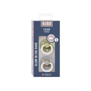 set-2-suzete-fosforescente-din-latex-cu-tetina-rotunda-0-luni-sage-cloud-colour-glow-bibs-O30107-farmacia-morpheus Set 2 Suzete Fosforescente din Latex cu Tetina Rotunda, 0 Luni+, Sage/Cloud Colour Glow, BIBS