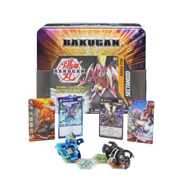 Figurina Bakugan Baku-Tin Sectanoid, jucărie de colecție pentru copii.