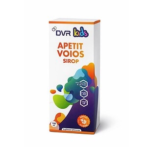 Sirop Apetit Voios pentru copii, 150ml, gust fructe, natural, fără gluten.