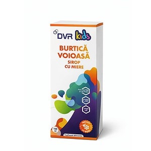 Sirop pentru copii Burtică Voioasă cu miere, 150ml, ideal pentru calmarea tusei.