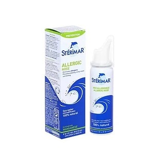 Spray nazal Sterimar Mangan pentru alergii, 50 ml, soluție naturală pentru congestie nazală.
