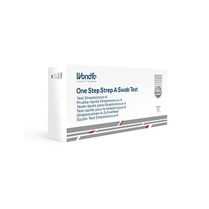 Test rapid Streptococ A pentru diagnostic rapid la farmacie.