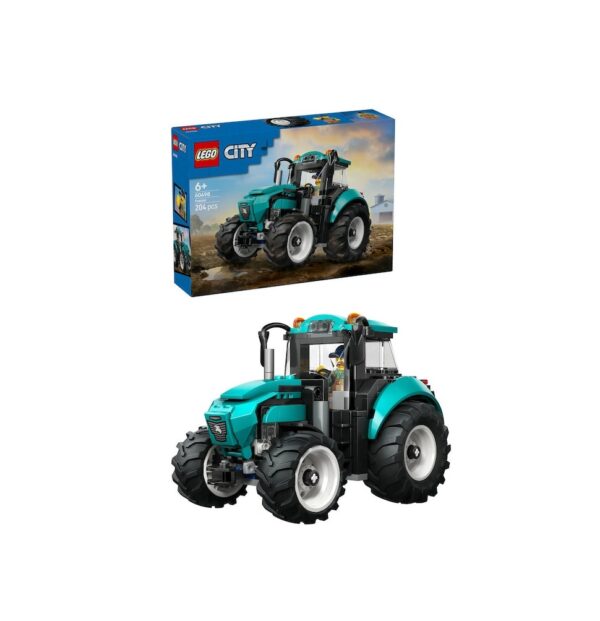 Tractoare Lego City pentru joacă și dezvoltare creativă.