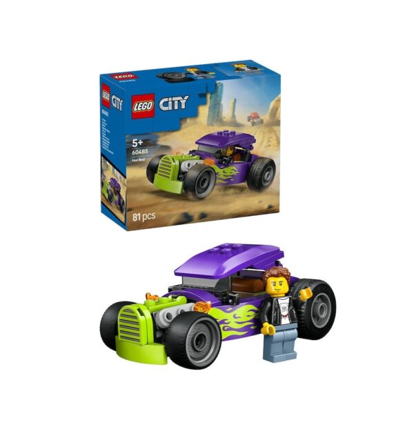 Hot Rod Lego City, 81 piese, jucărie pentru copii.