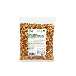Amestec de legume uscate pentru ciorbe, cu telina și leuștean, 200 g, Farmacia Morpheus.