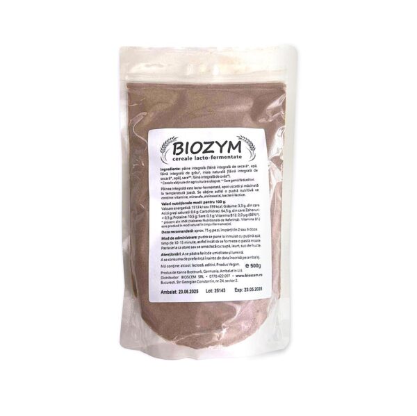Biozym, cereale lacto-fermentate pentru sănătate digestivă.