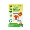 Calciu lichid pentru copii cu Magneziu, K2 și D3 Calciu lichid cu Magneziu, K2 și D3 pentru copii, 30 plicuri, Childlife Essentials.