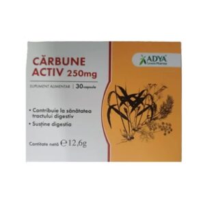Carbune Activ, 250 mg, 30 Capsule, Adya Green Pharma
