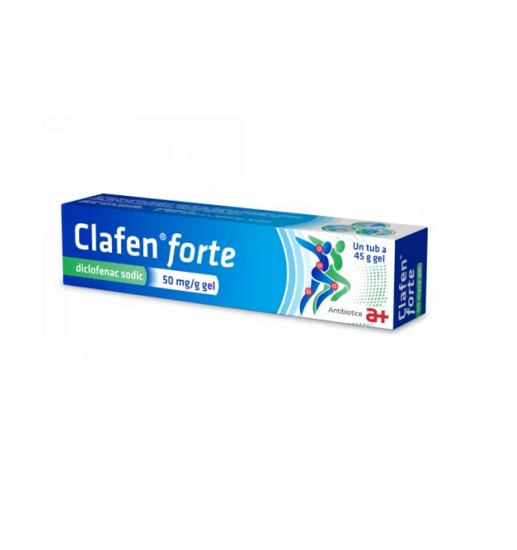 Clafen Forte, 50 mg/g Gel, 45 g, Antibiotice SA