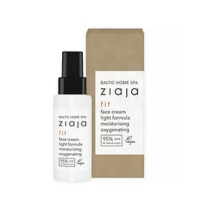 Crema de față Ziaja cu formulă ușoară, hidratantă și oxigenantă, ideală pentru pielea sensibilă și n.