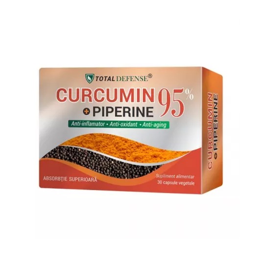 Curcumin + Piperine 95%, 30 Capsule, Cosmopharm