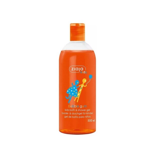 Gel de Dus pentru Copii Bubble Gum, 500ml, Ziaja Kids Gel de dus pentru copii cu aromă de gumă de mestecat Bubble, 500ml, Ziaja Kids.