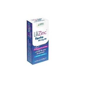 Supliment Zinc Lili Zinc Forte 50 mg SR, 30 comprimate, pentru imunitate.
