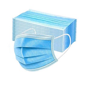 Mască de protecție chirurgicală, 3 straturi, 50 bucăți, Mercator Medical.