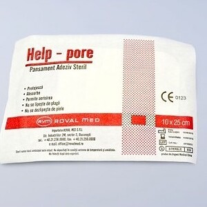 Pansament adeziv steril Help pentru protecție și vindecare rănilor.