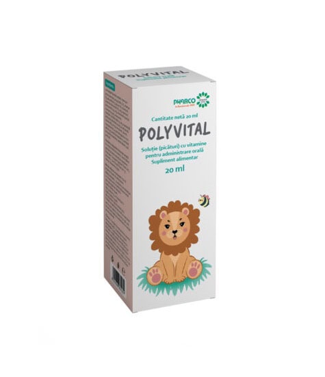 Polyvital Ginsavit, 24 capsule, Pharco.