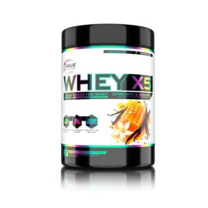 Pudra Proteica Whey X5, cu Aroma de Vanilla-Honey, 900g, Genius Nutrition