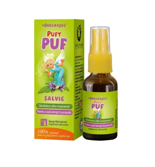 Spray natural pentru sănătatea respiratorie a copiilor, cu propolis, fără alcool, 60 comprimate mast.