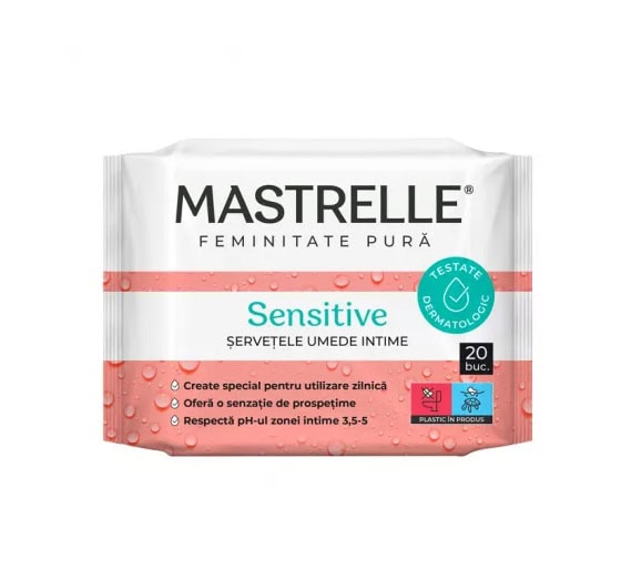 Gel intim antibacterian Mastrelle pentru igienă delicată și protecție zilnică.